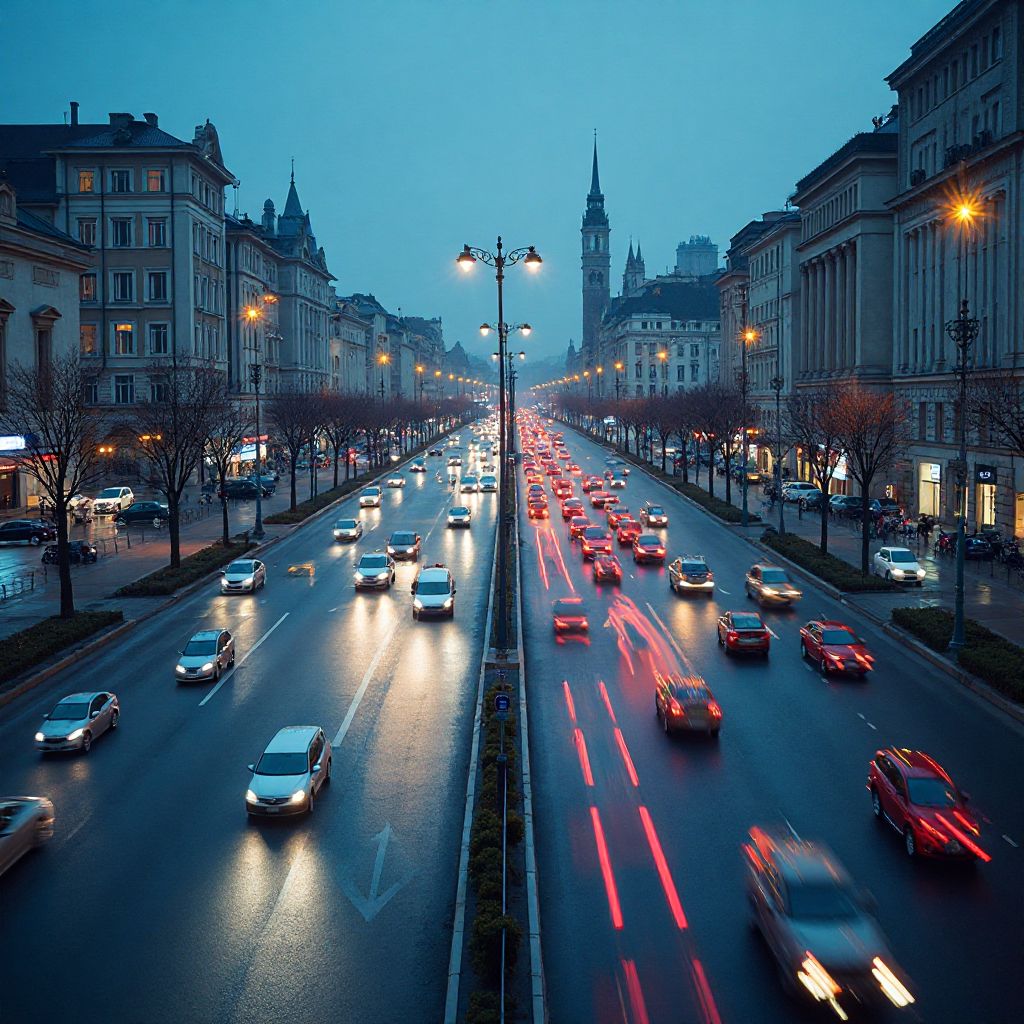 Sistem inteligent de management al traficului în București